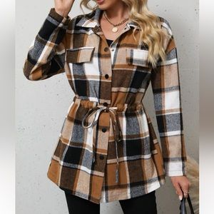 Women Plaid Jackets with good quality. Never worn.